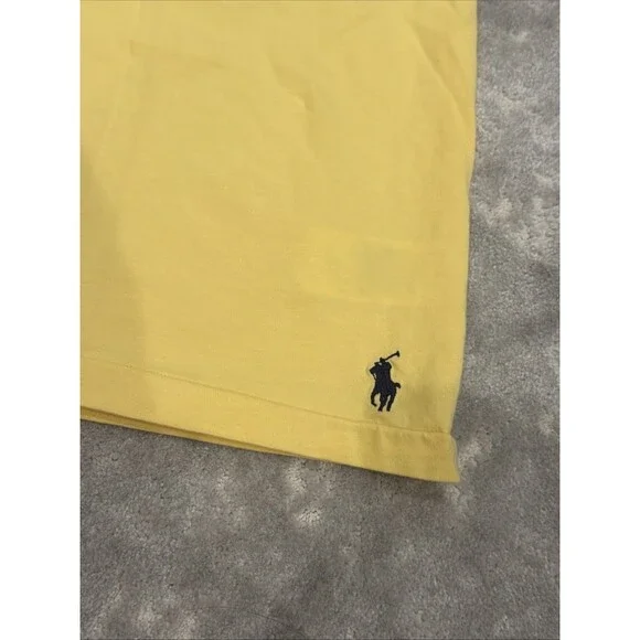Polo Ralph Lauren Mens 3X Big T-Shirt Yellow Short Sleeve Logo Graphic Tee - Picture 7 of 12